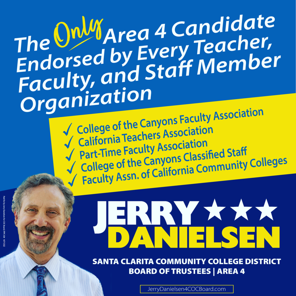 Jerry Danielsen for COC Board